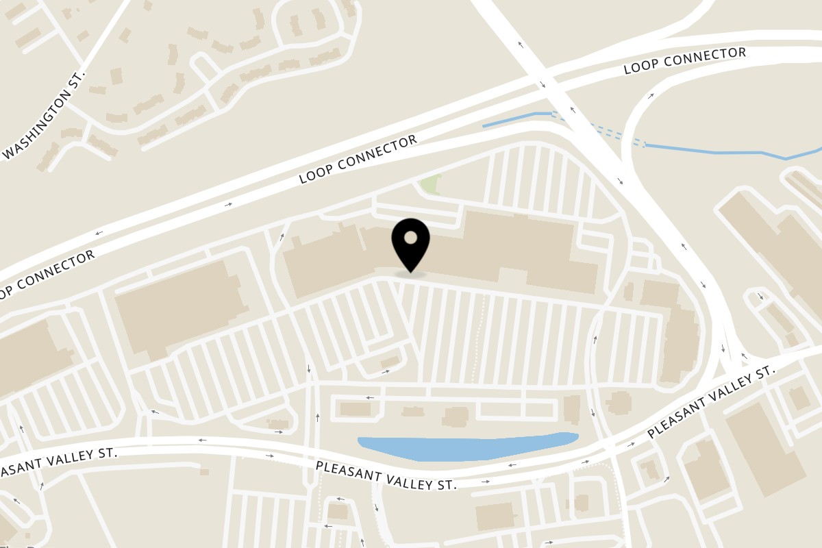Map showing the location of Pho City on 90 Pleasant Valley St in Methuen